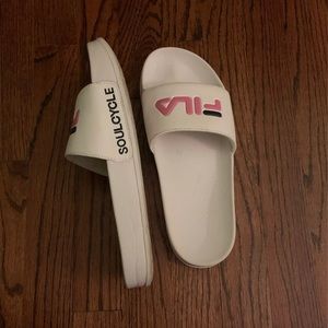 Fila X Soulcycle Slides